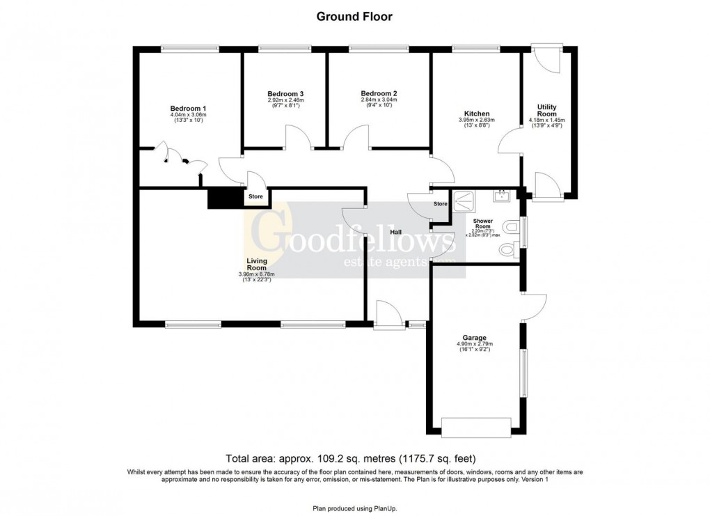 Floorplan for Aquila Drive, Heddon-On-The-Wall, Newcastle Upon Tyne 