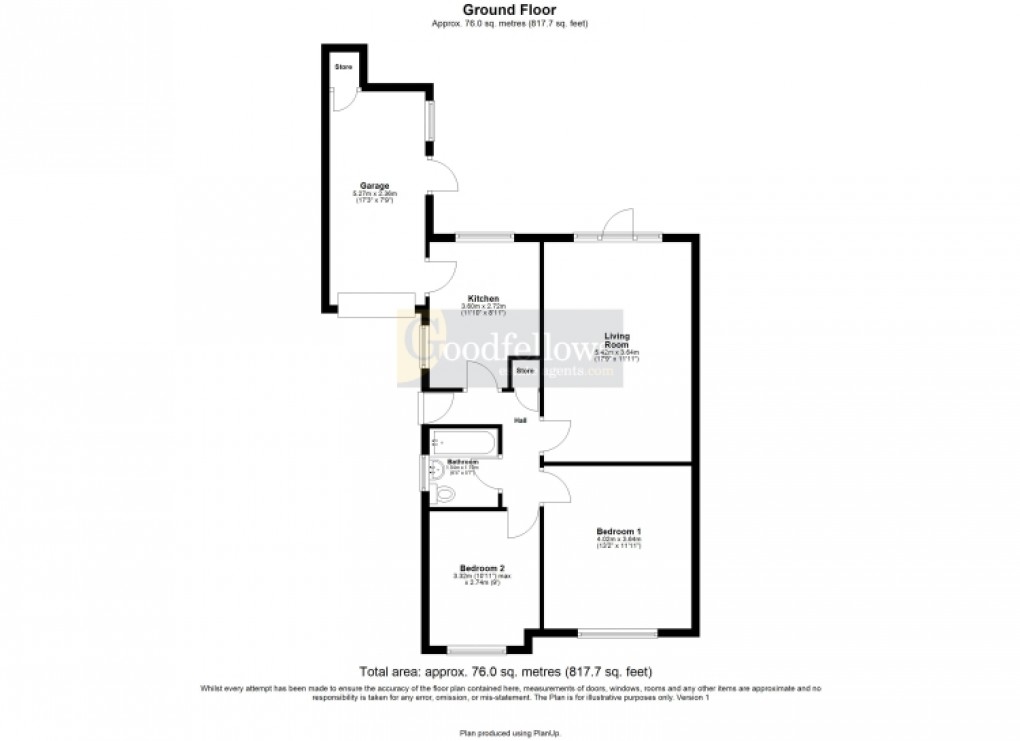 Floorplan for Bracknell Gardens, Chapel House, Newcastle Upon Tyne 