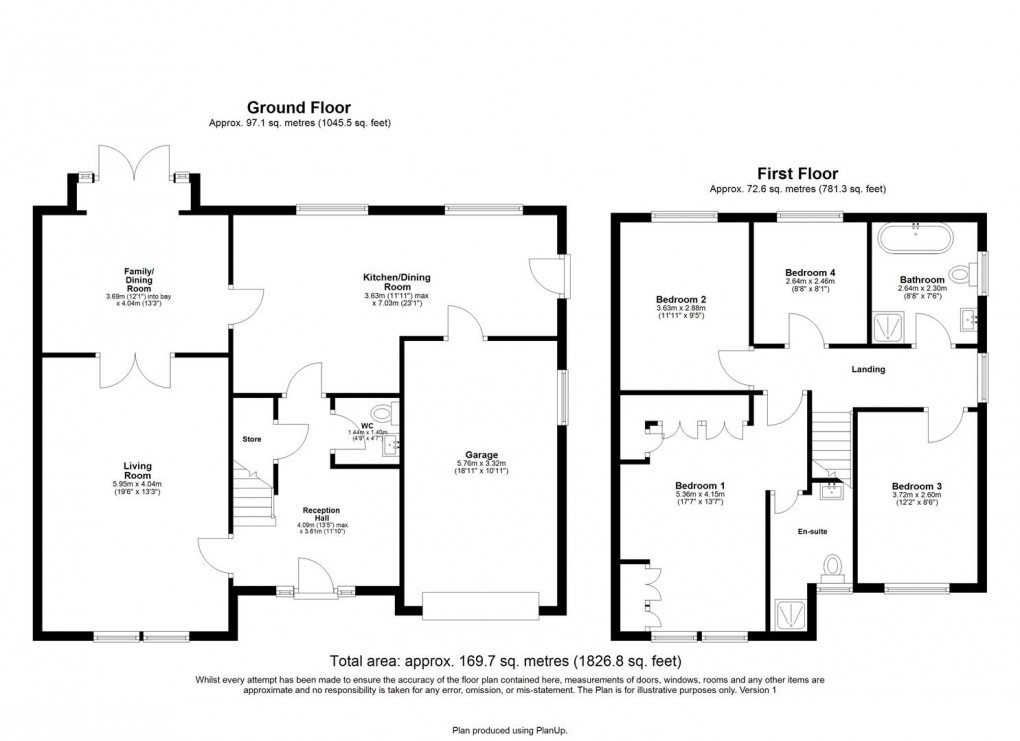Floorplan for Abbey Drive, Abbey Grange, Newcastle Upon Tyne