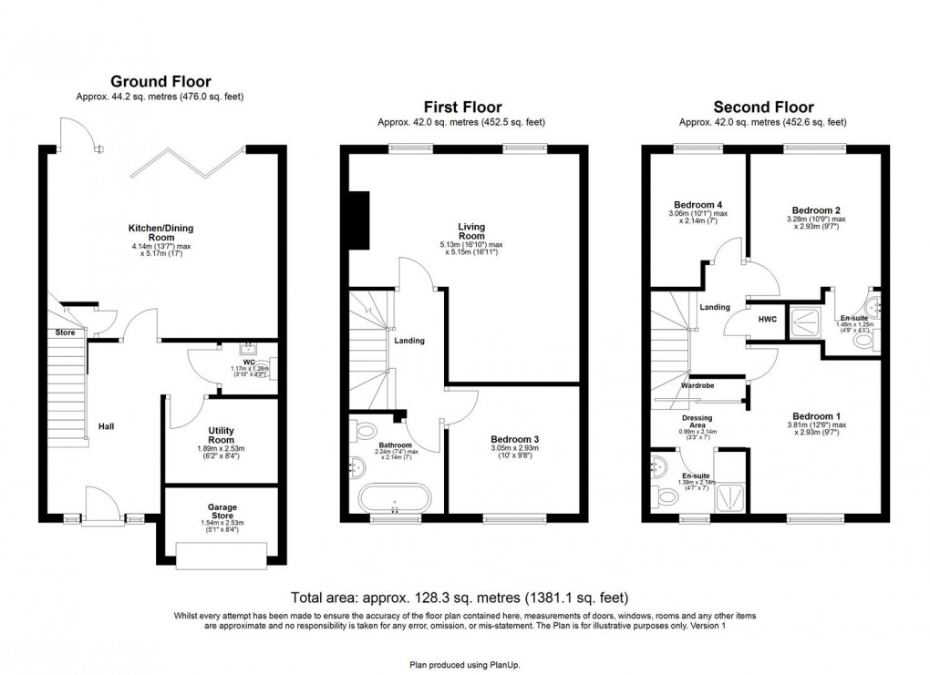 Floorplan for Chapel Grange, Westerhope, Newcastle Upon Tyne 