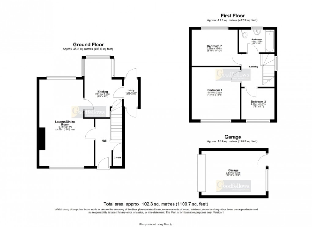 Floorplan for Westgarth, Whorlton Grange, Newcastle Upon Tyne 