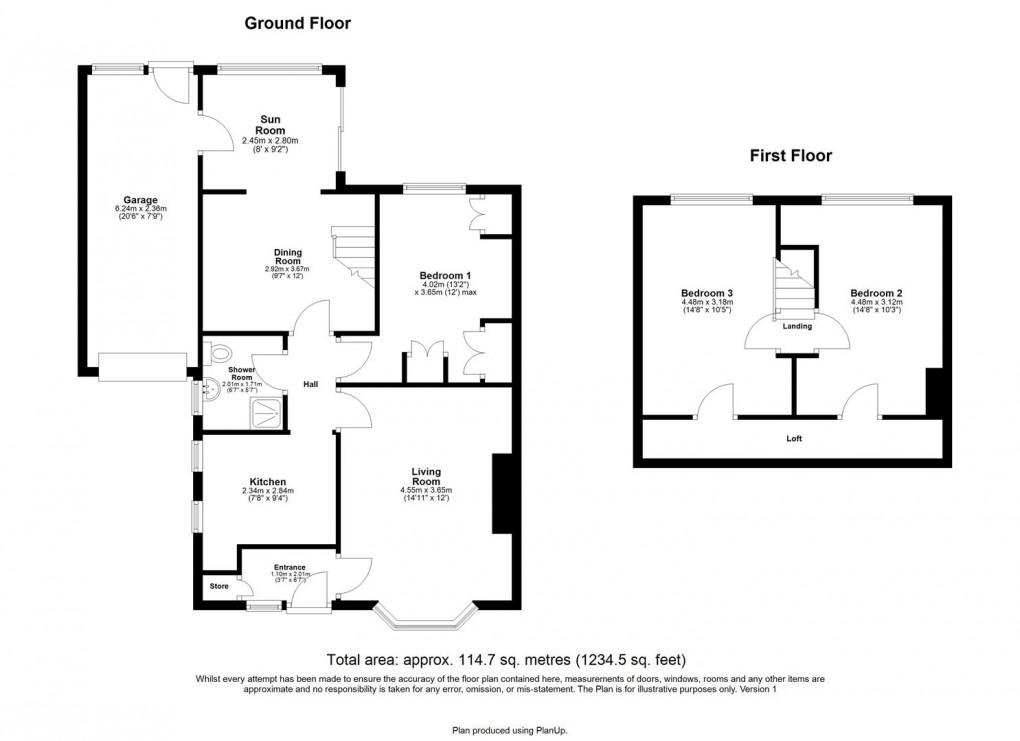 Floorplan for Ainsdale Gardens, Chapel House, Newcastle Upon Tyne