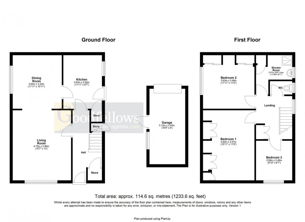 Floorplan for Westgarth, Whorton Grange, Newcastle Upon Tyne