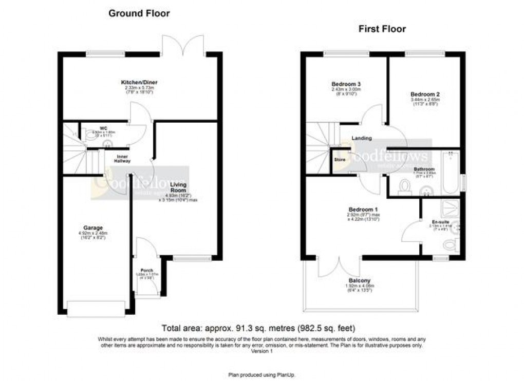 Floorplan for Greville Gardens, Newcastle Great Park, Newcastle Upon Tyne 