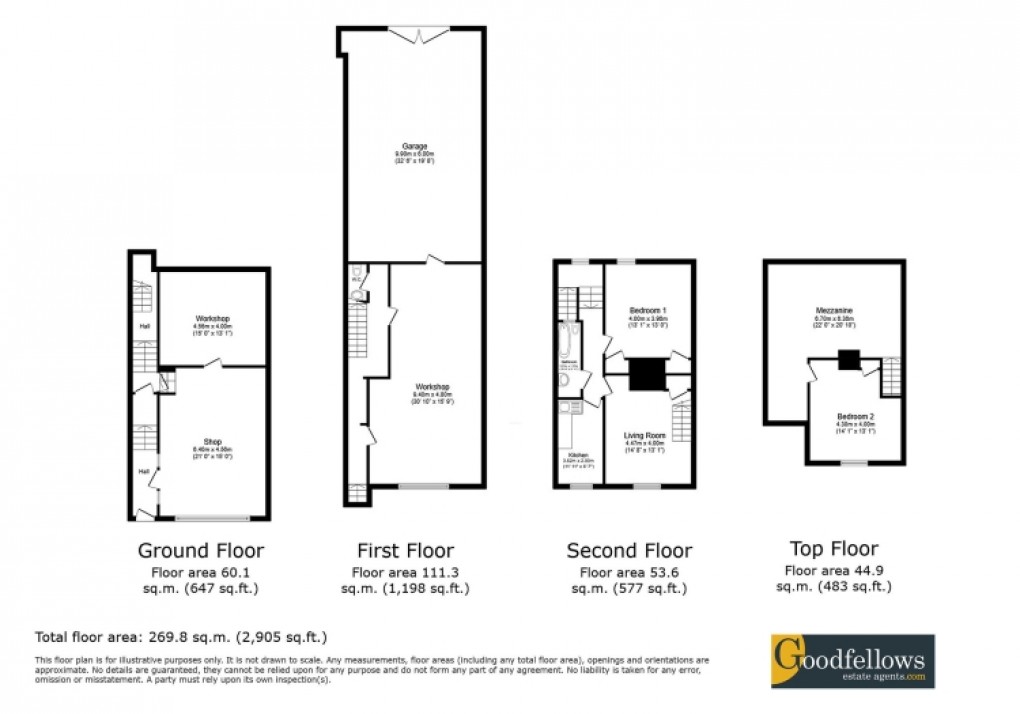 Floorplan for Westgate Road, Newcastle Upon Tyne 
