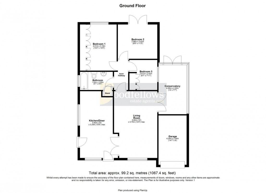 Floorplan for Dunsgreen, Ponteland, Newcastle Upon Tyne