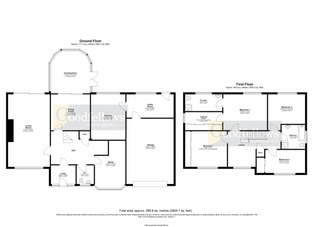 Floorplan for Wentworth Court, Ponteland, Newcastle Upon Tyne