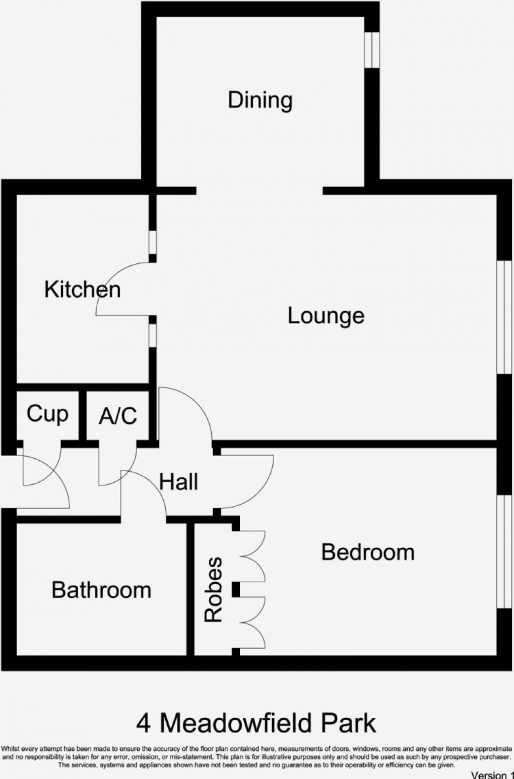 Floorplan for Meadowfield Park, Ponteland, Newcastle upon Tyne 