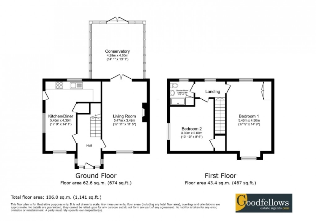 Floorplan for Stannington Place, Ponteland, Newcastle upon Tyne 
