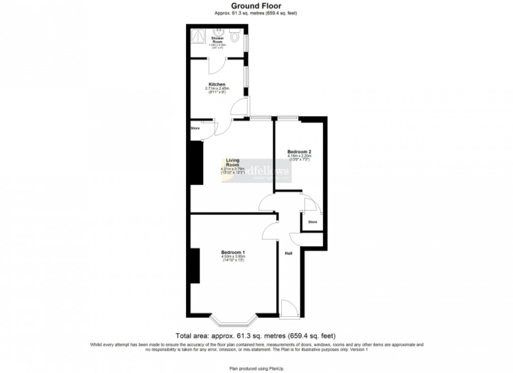 Floorplan for Warton Terrace, Heaton, Newcastle upon Tyne 