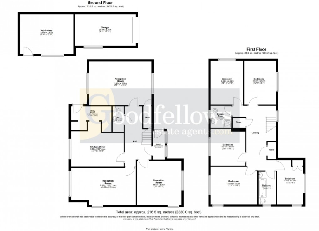 Floorplan for Darras Station , Ponteland, Newcastle upon Tyne 