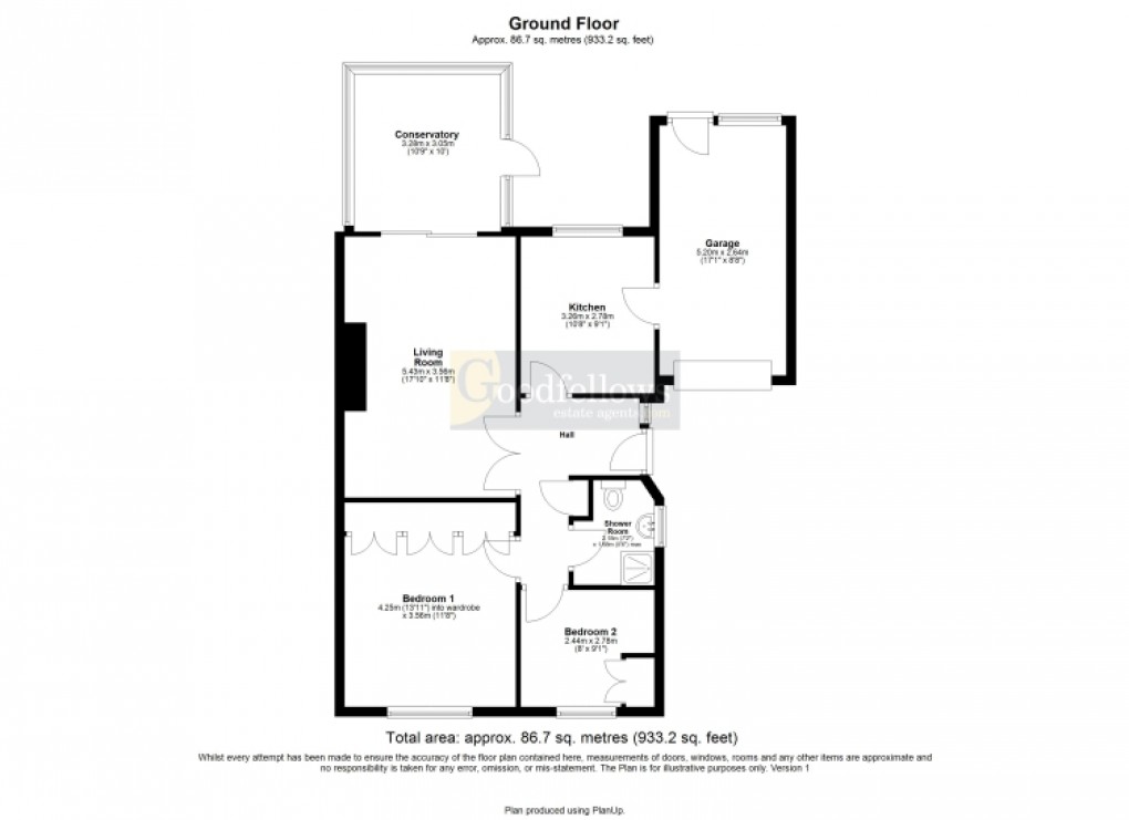 Floorplan for Fairney Edge, Ponteland, Newcastle upon Tyne