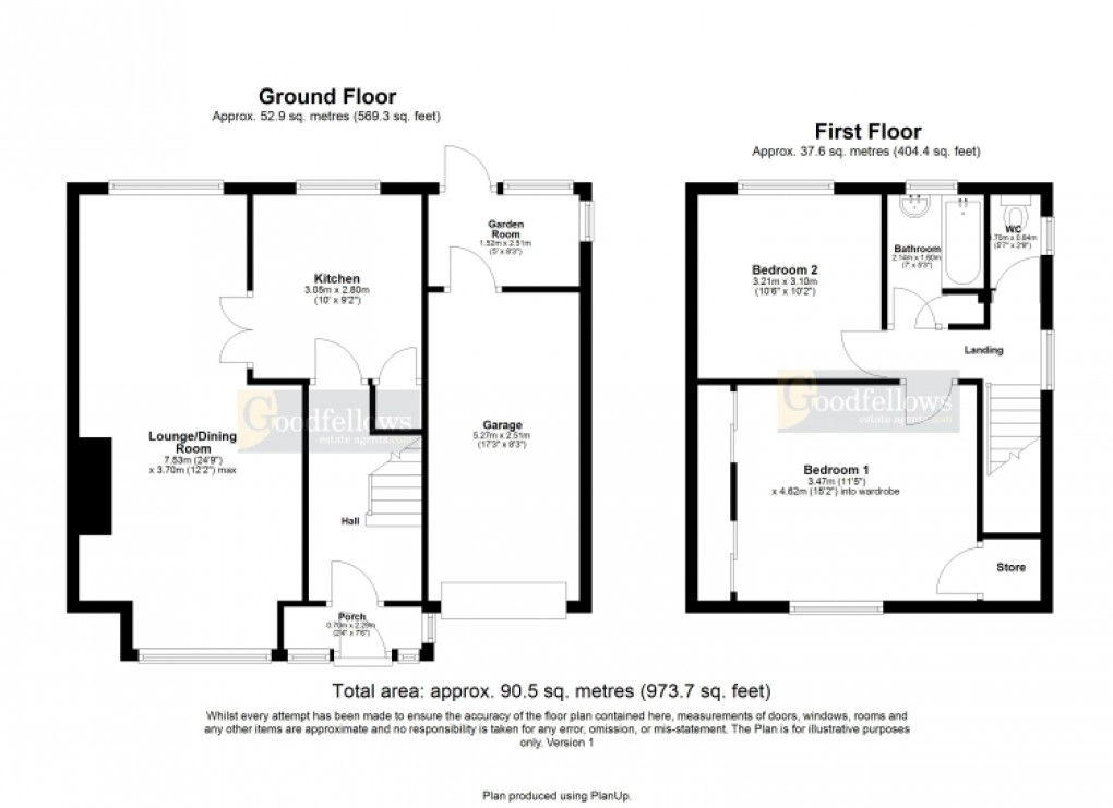 Floorplan for Chapel House Drive, Chapel House, Newcastle upon Tyne 