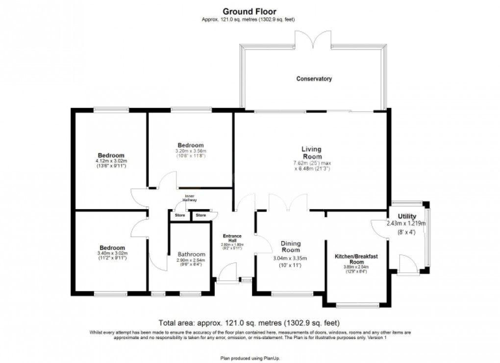 Floorplan for Parklands, Darras Hall, Ponteland