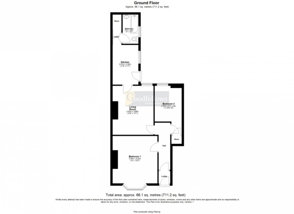 Floorplan for Warwick Street, Heaton, Newcastle upon Tyne 