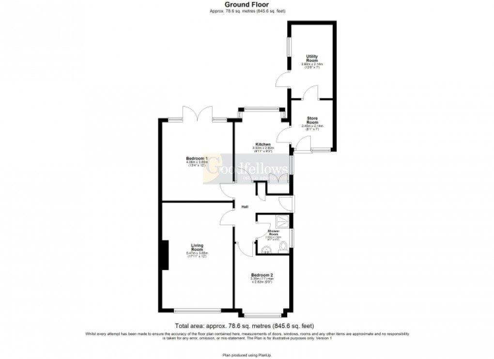 Floorplan for Westgarth, Whorlton Grange, Newcastle upon Tyne 
