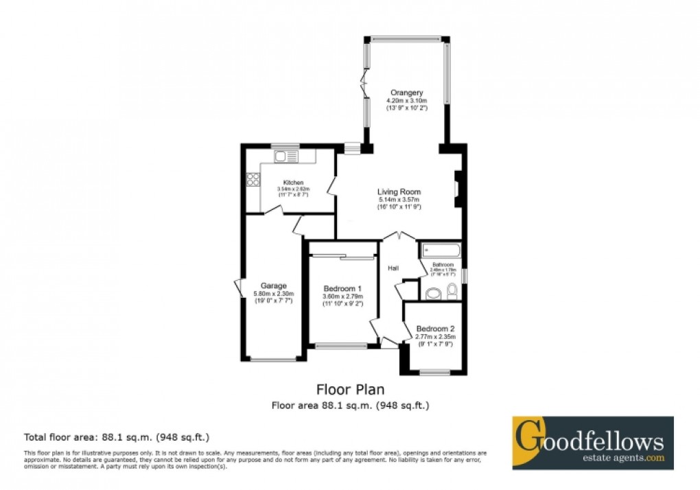 Floorplan for West Meadows, Newcastle upon Tyne 