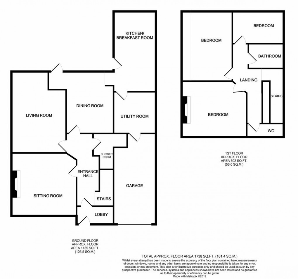 Floorplan for Highfield Road, Westerhope, Newcastle Upon Tyne