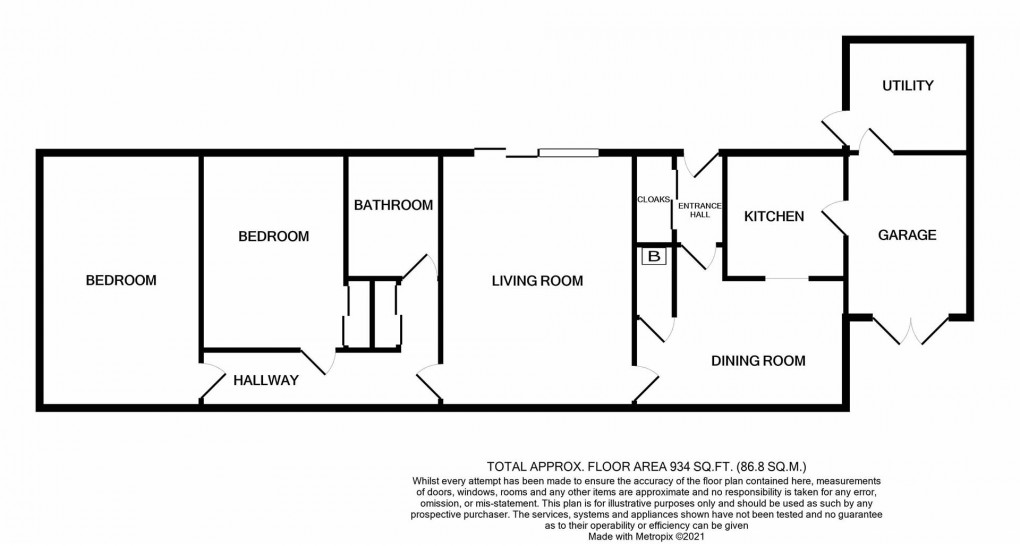 Floorplan for Pilton Walk, Westerhope, Newcastle Upon Tyne