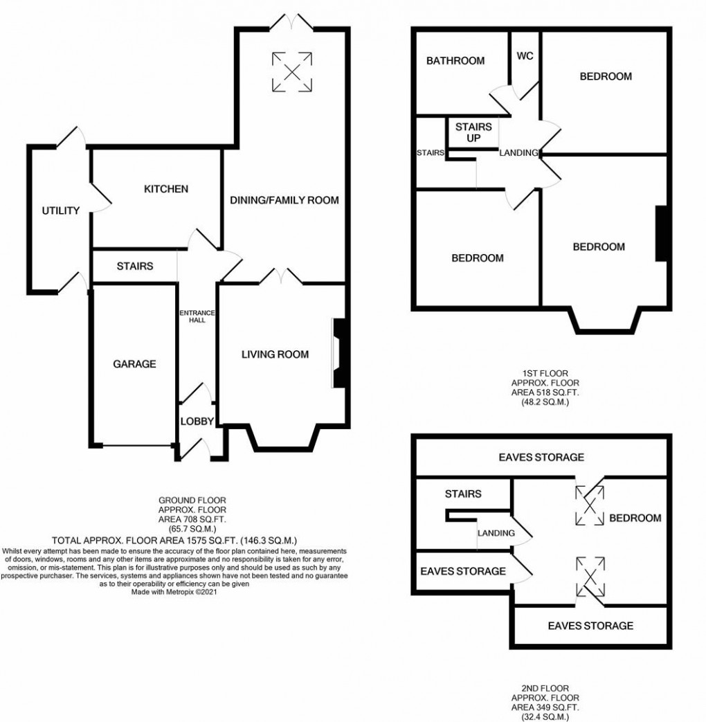 Floorplan for Ridgely Drive, Ponteland, Newcastle upon Tyne, Northumberland