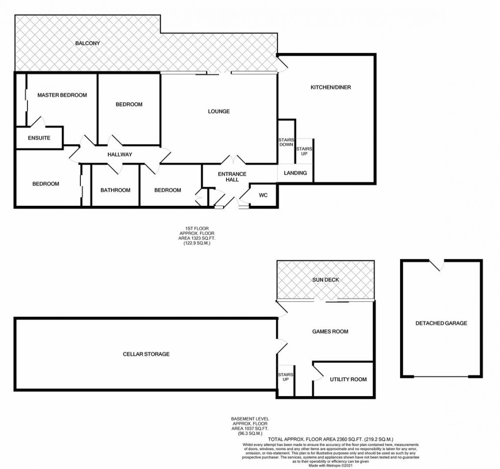 Floorplan for Killiebrigs, Heddon-On-The-Wall, Newcastle Upon Tyne, Northumberland