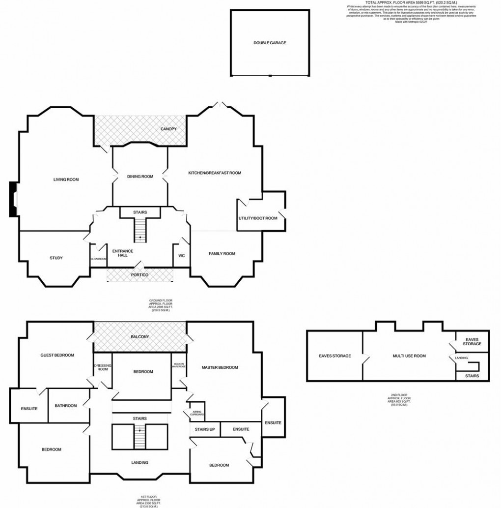 Floorplan for Eastern Way, Darras Hall, 