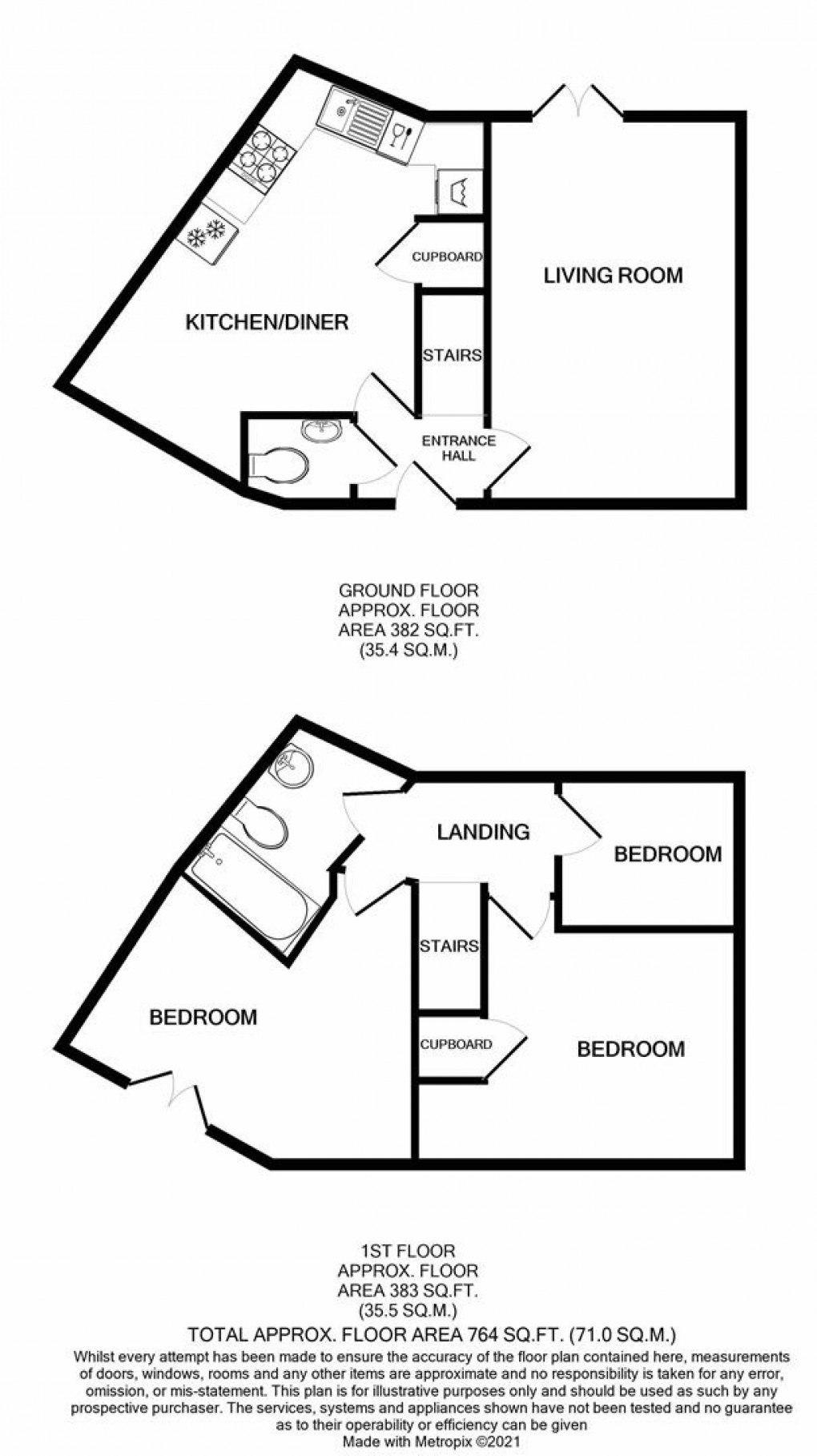 Floorplan for Vallum Place, Throckley, Newcastle Upon Tyne