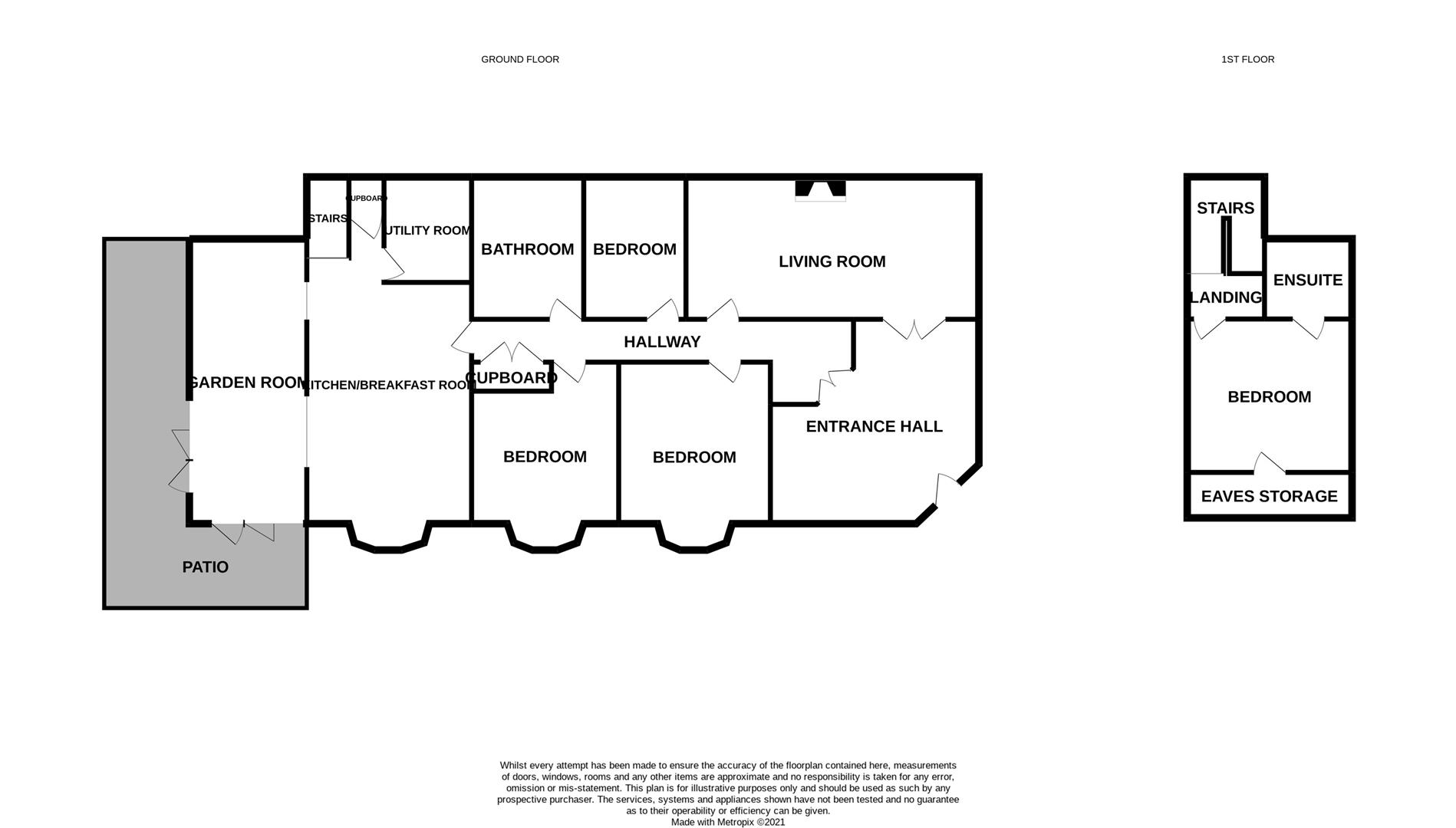 Floorplans For Runnymede Road, Darras Hall, Newcastle Upon Tyne, Northumberland