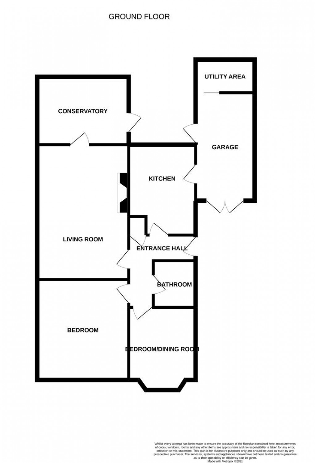 Floorplan for Woodhorn Gardens, Woodlands Park, Wideopen, Newcastle Upon Tyne