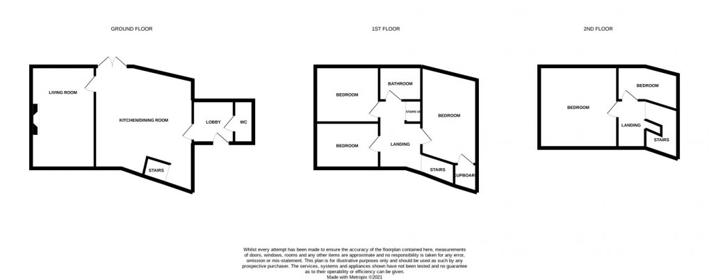 Floorplan for Hewley Crescent, Throckley, Newcastle Upon Tyne