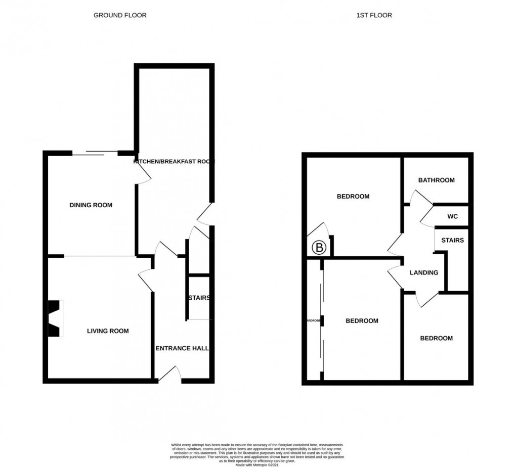 Floorplan for Rothley Close, Ponteland, Newcastle Upon Tyne, Northumberland