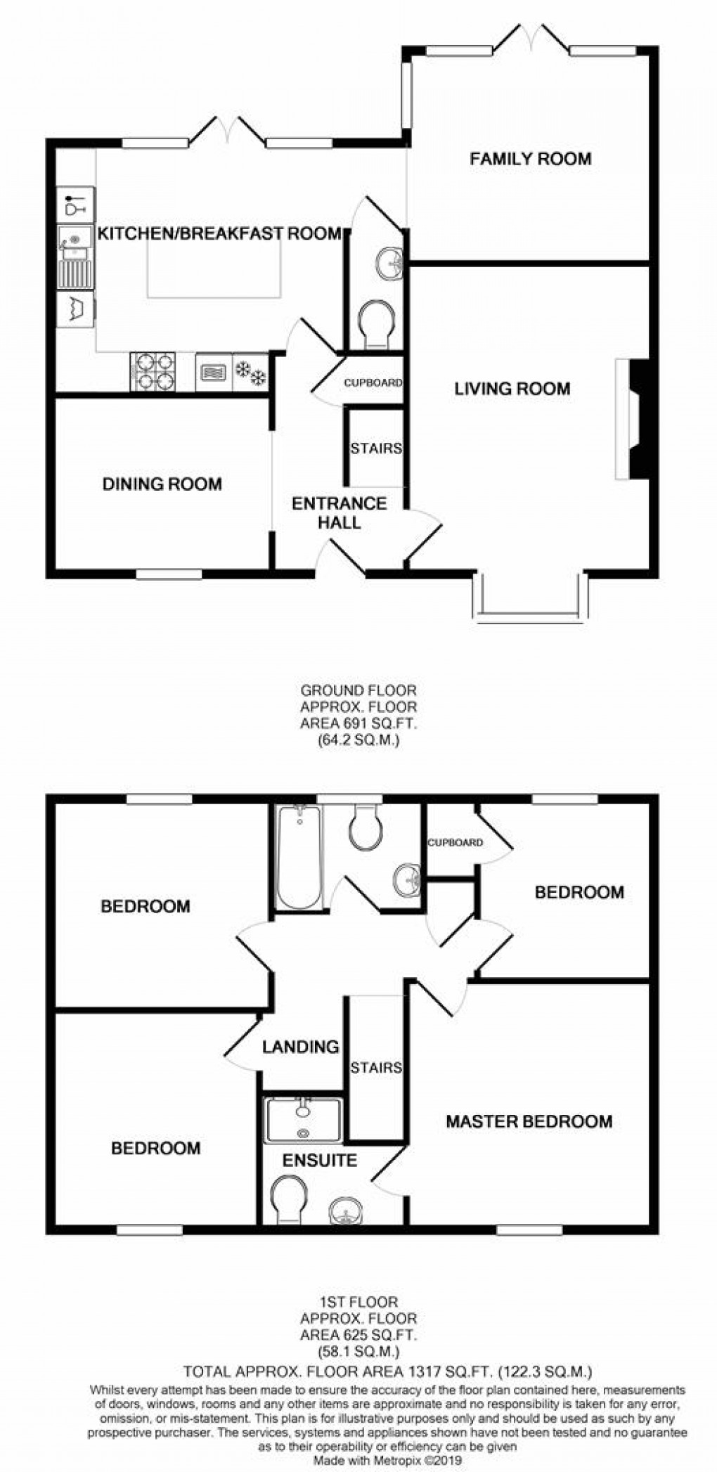 Floorplan for Rosewood Drive, Jameson Fields, Ponteland, Newcastle upon Tyne, Northumberland