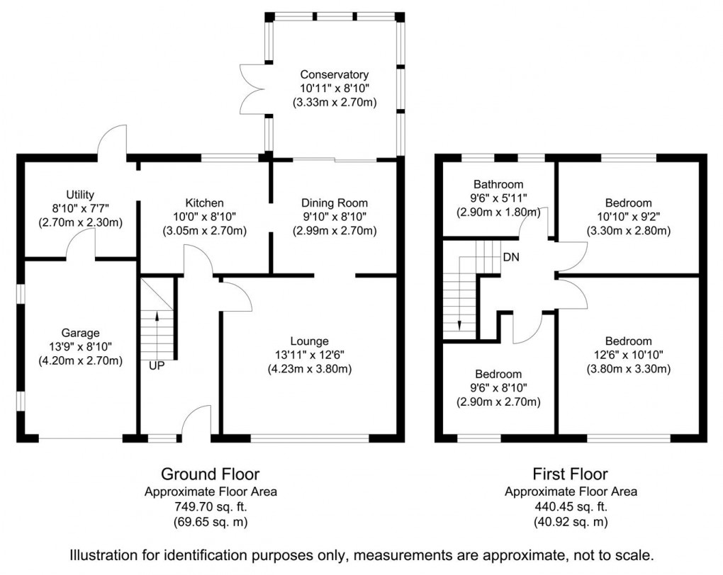 Floorplan for Calvus Drive, Heddon-On-The-Wall, Newcastle upon Tyne, Northumberland