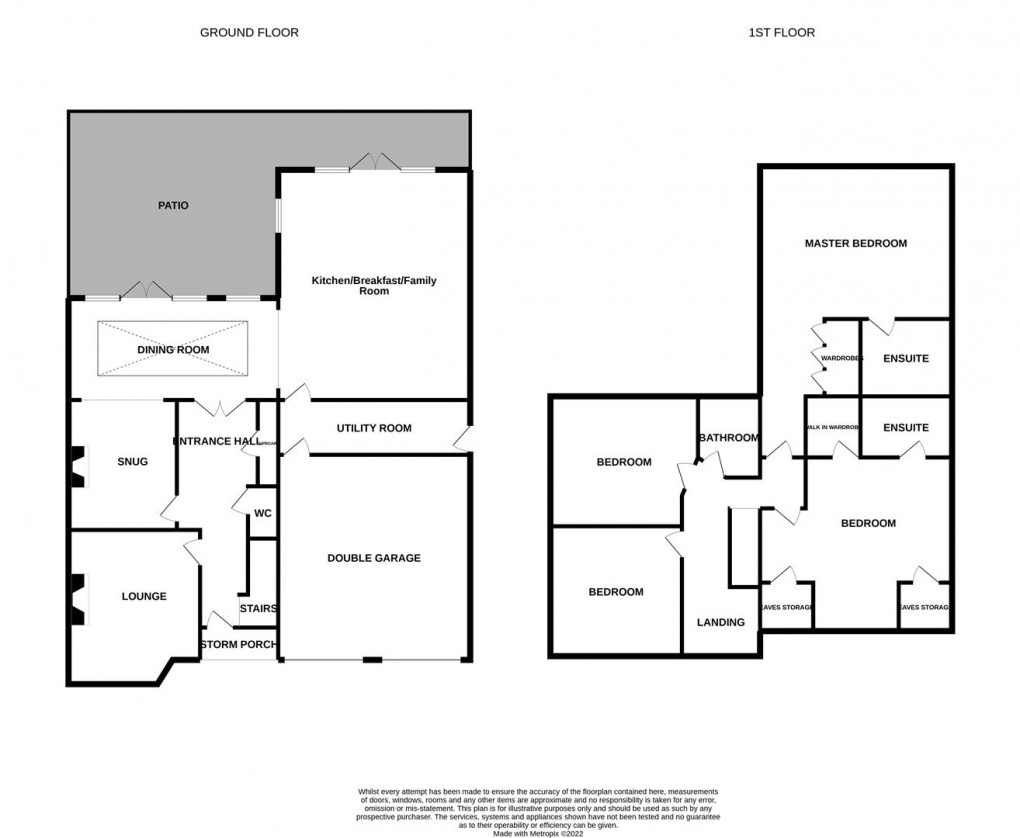 Floorplan for Middle Drive, Darras Hall, Newcastle Upon Tyne, Northumberland