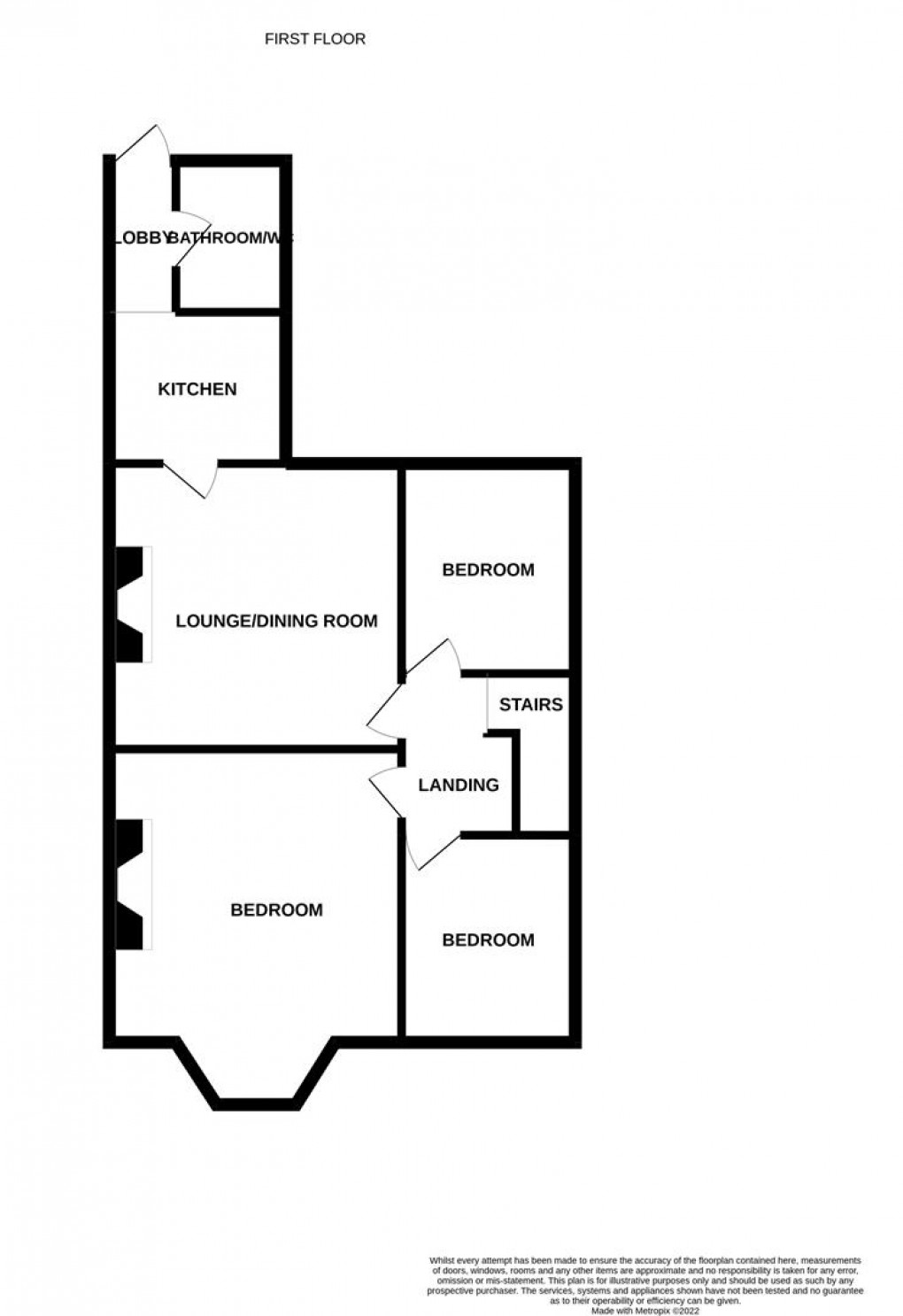 Floorplan for Addycombe Terrace, Heaton, Newcastle Upon Tyne