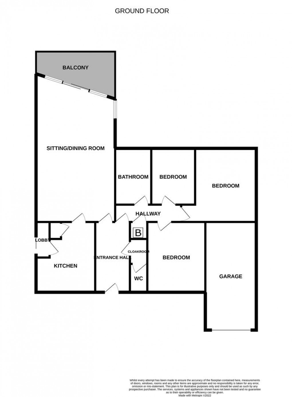 Floorplan for Queens Road, Walbottle, Newcastle Upon Tyne