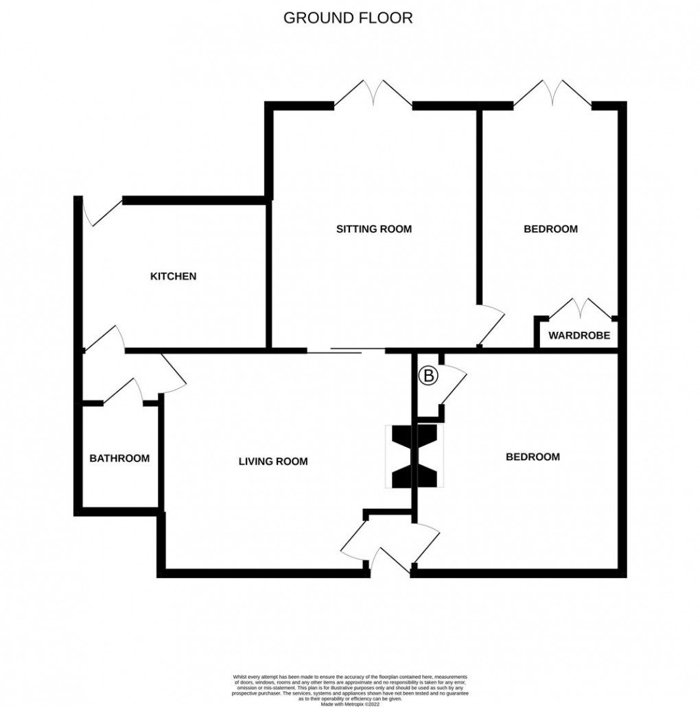 Floorplan for The Green, Kirkwhelpington, Newcastle Upon Tyne, Northumberland