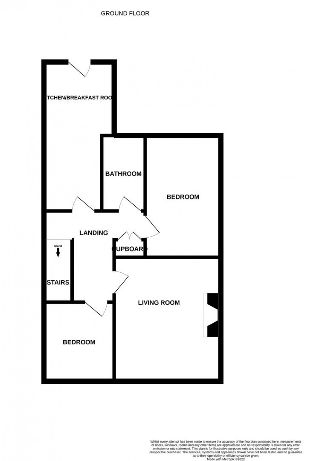 Floorplan for Sixth Avenue, Heaton, Newcastle Upon Tyne