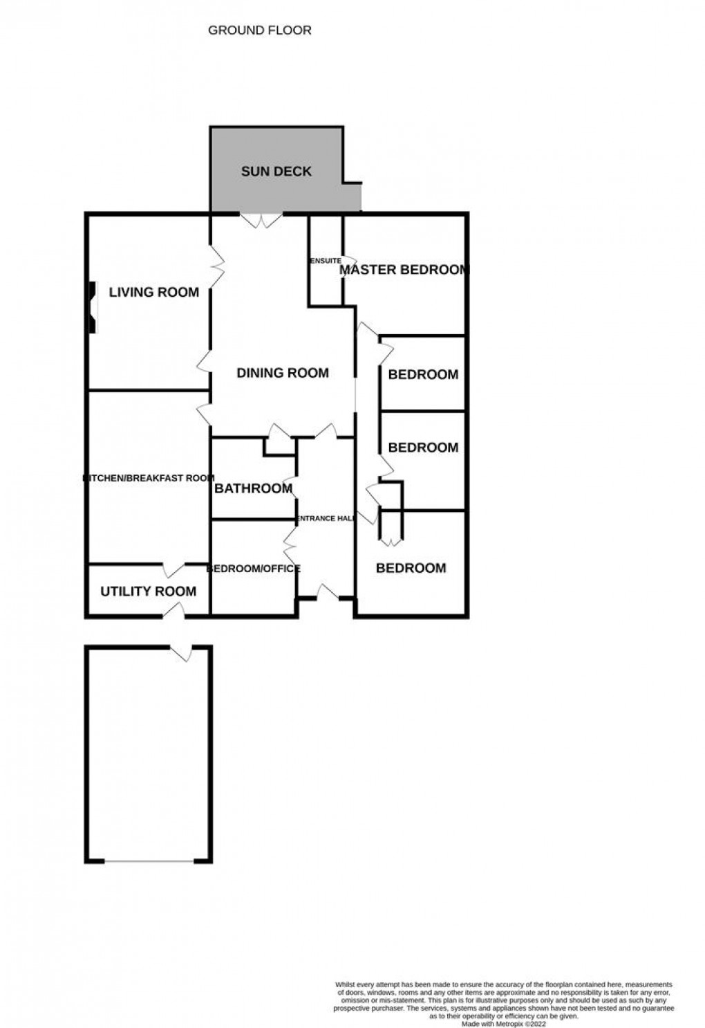 Floorplan for Edge Hill, Darras Hall, Ponteland, Newcastle Upon Tyne, Northumberland