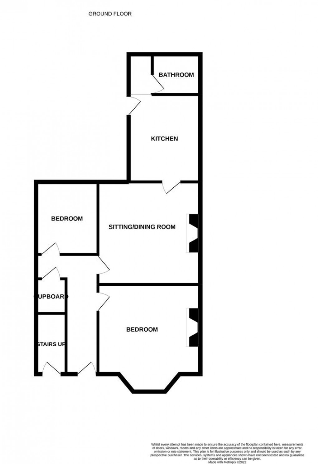 Floorplan for Whitefield Terrace, Heaton, Newcastle Upon Tyne