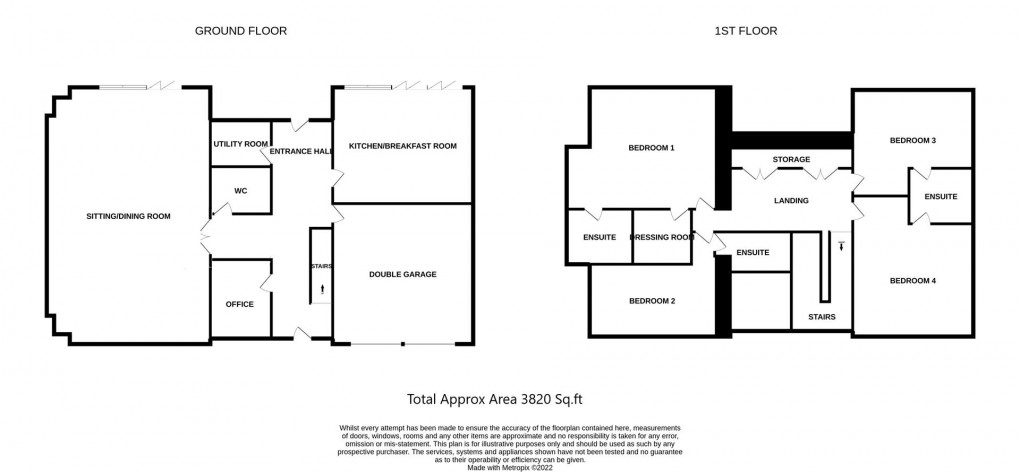 Floorplan for West Thorn Farm, Kirkley, Near Ponteland, Northumberland