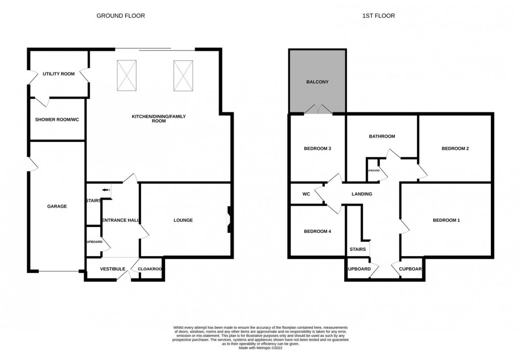 Floorplan for Woolsington Gardens, Woolsington, Newcastle upon Tyne