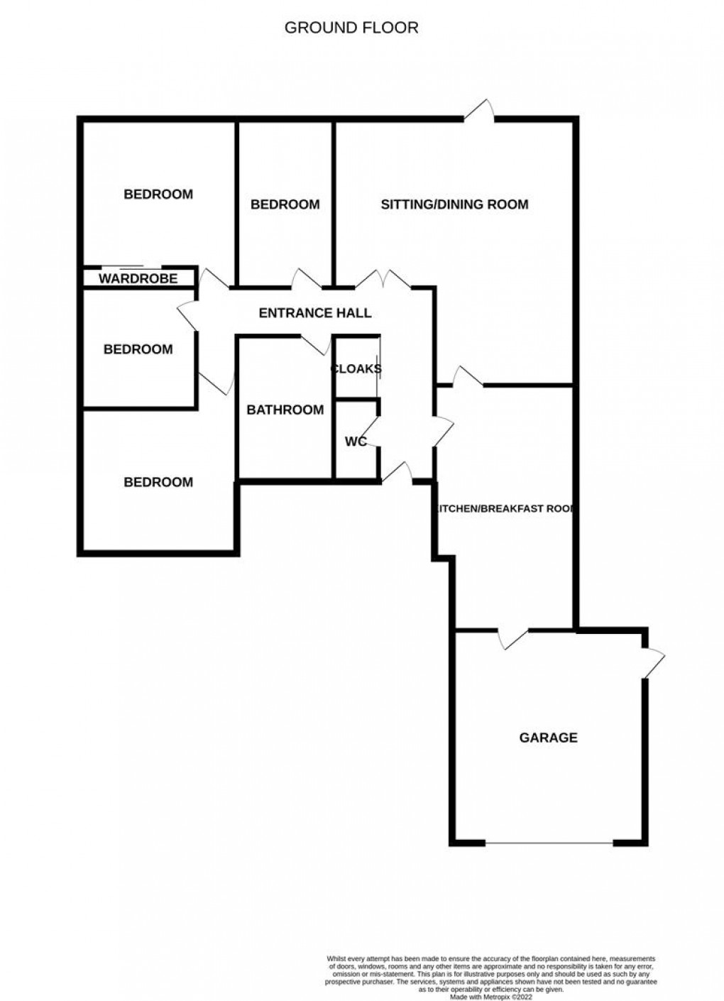 Floorplan for Langton Court, Darras Hall, Ponteland, Newcastle Upon Tyne, Northumberland