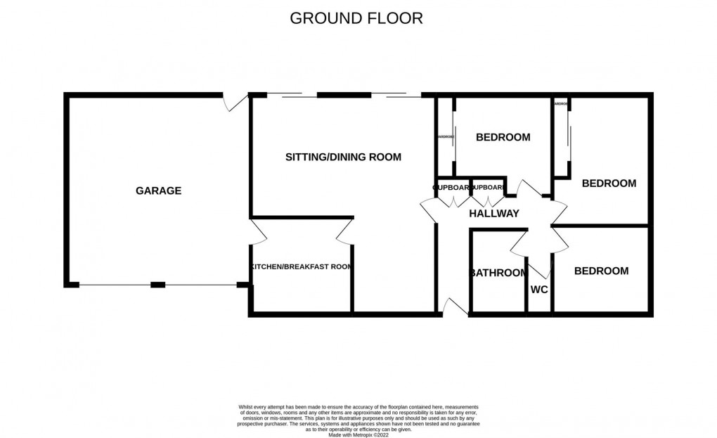 Floorplan for Woodlands, Darras Hall, Newcastle Upon Tyne, Northumberland