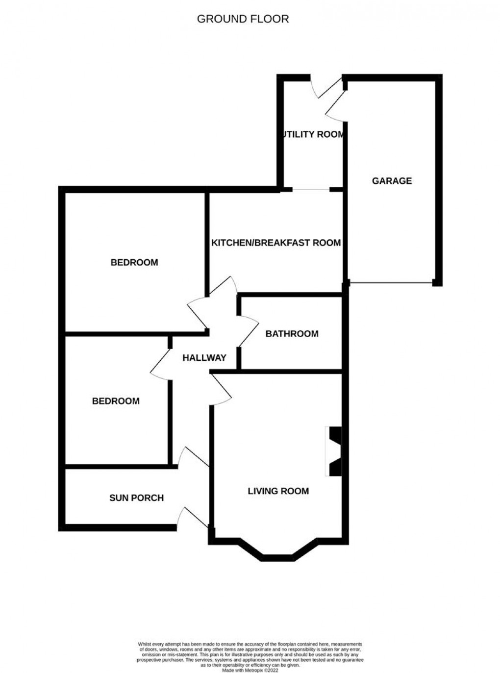 Floorplan for Wilsway, Throckley, Newcastle Upon Tyne