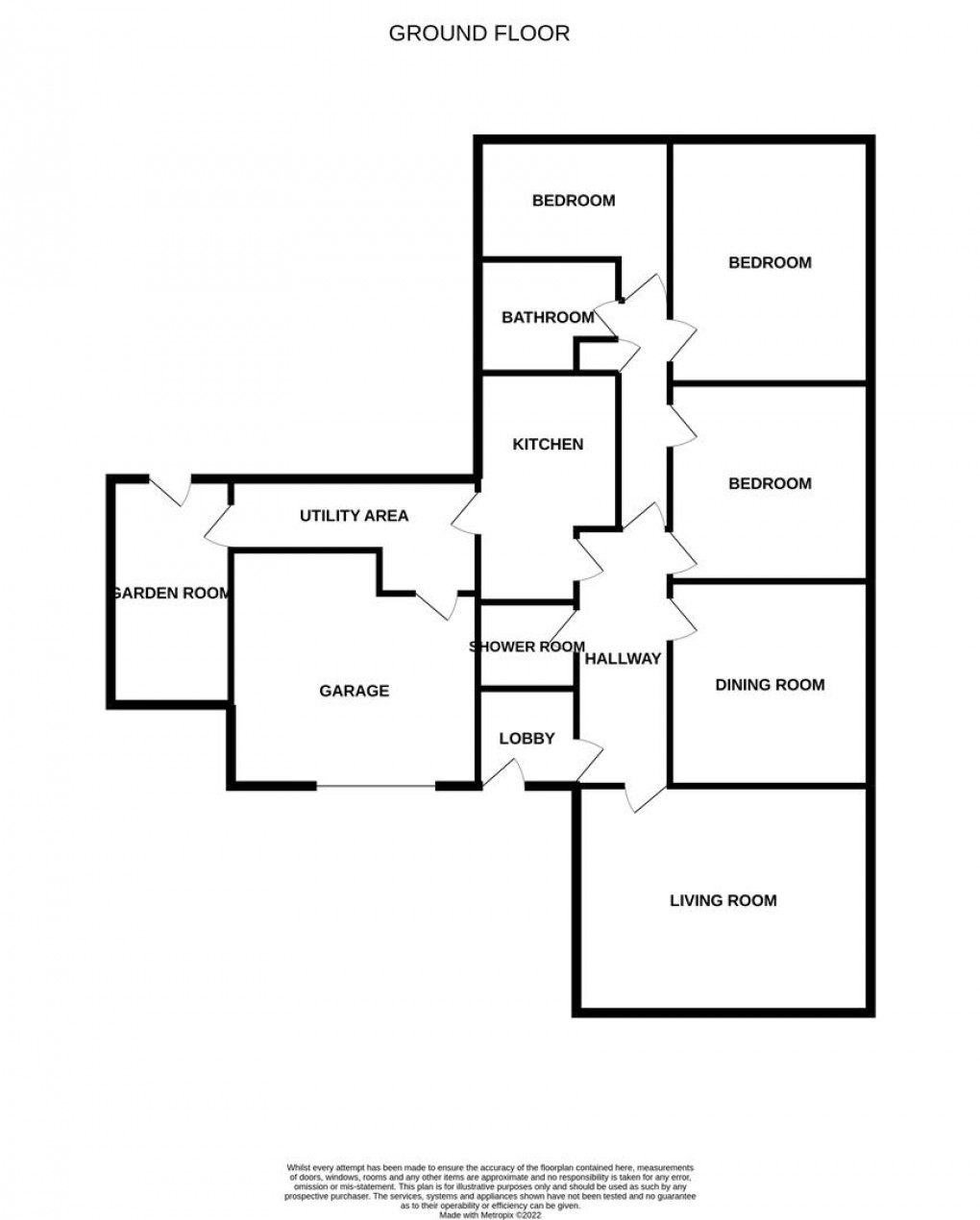 Floorplan for Sandringham Way, Darras Hall, Newcastle Upon Tyne, Northumberland