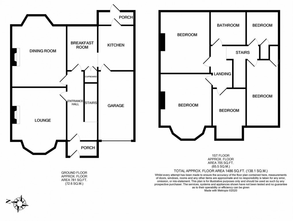 Floorplan for Braintree Gardens, Kenton, Newcastle Upon Tyne