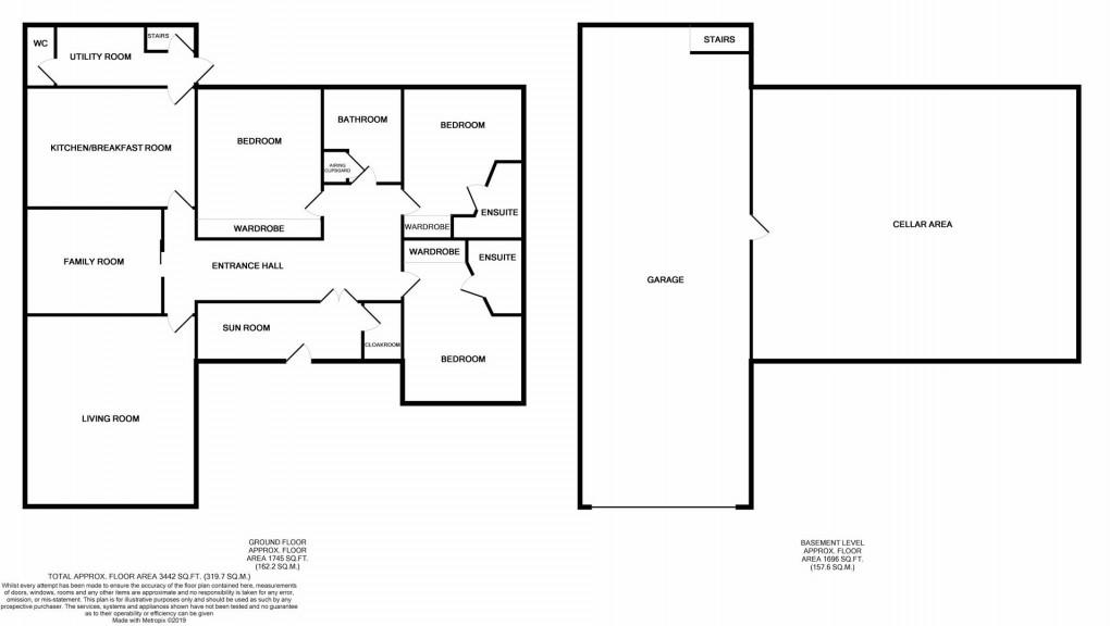Floorplan for Queens Road, Walbottle, Newcastle Upon Tyne