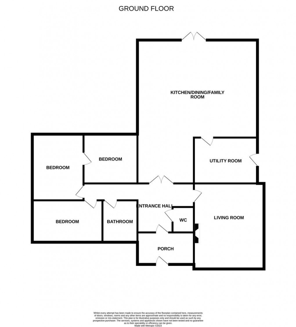 Floorplan for Linden Way, Darras Hall, Newcastle Upon Tyne, Northumberland