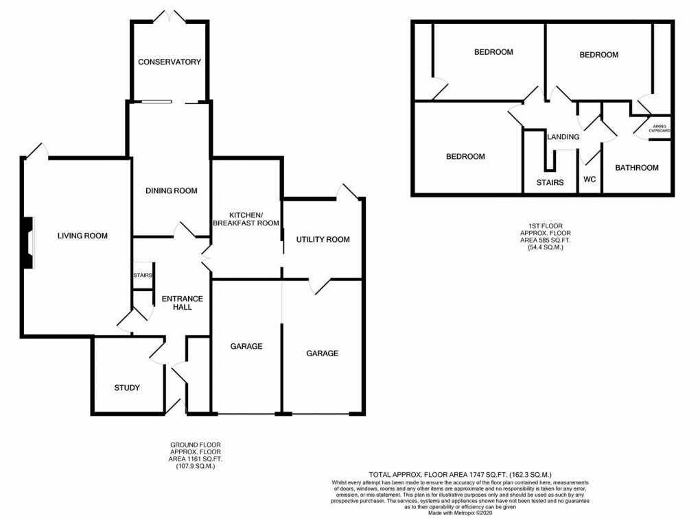 Floorplan for Middle Drive, Darras Hall, Newcastle Upon Tyne, Northumberland